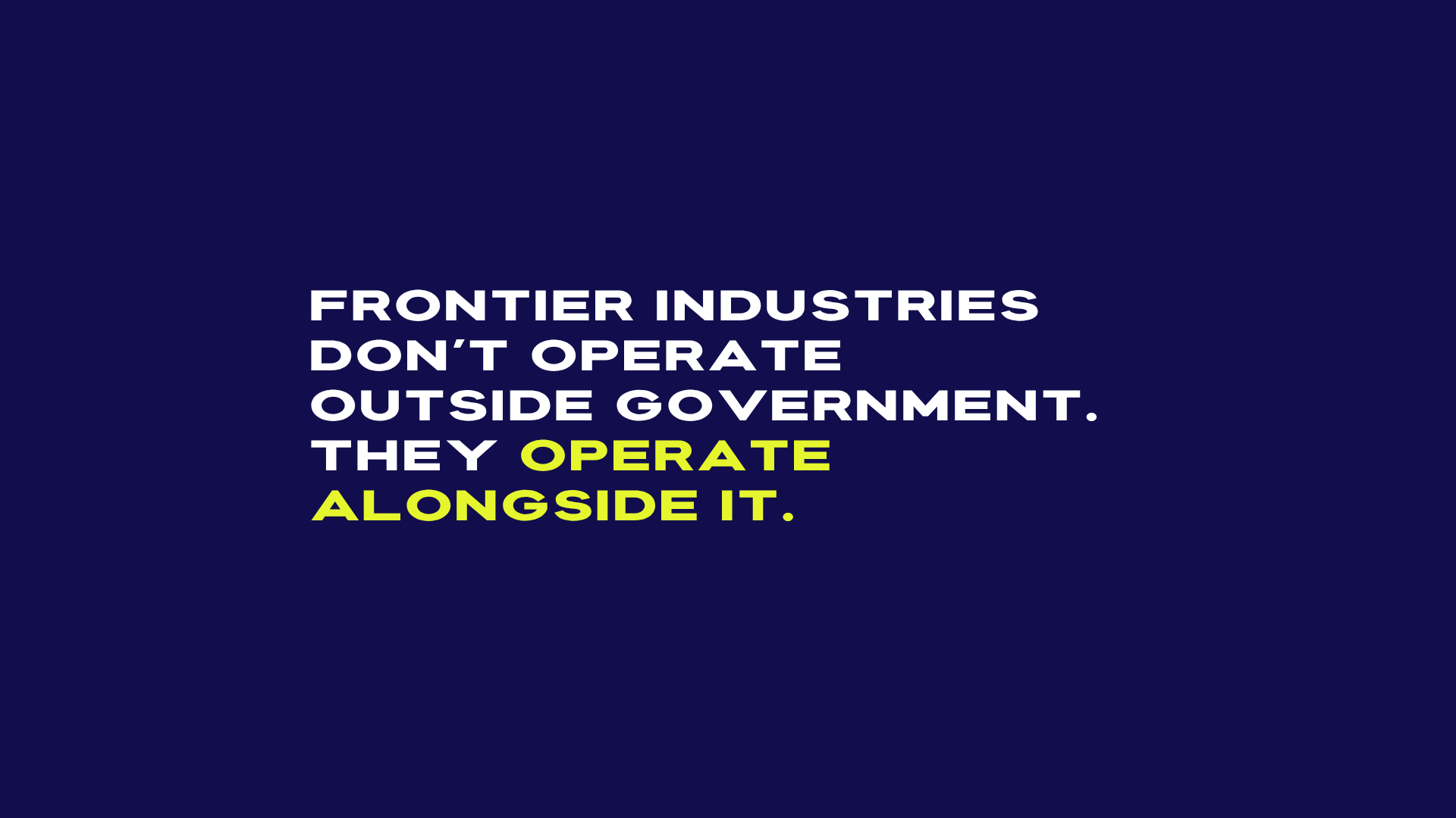 Public Affairs &amp; Policy Strategy