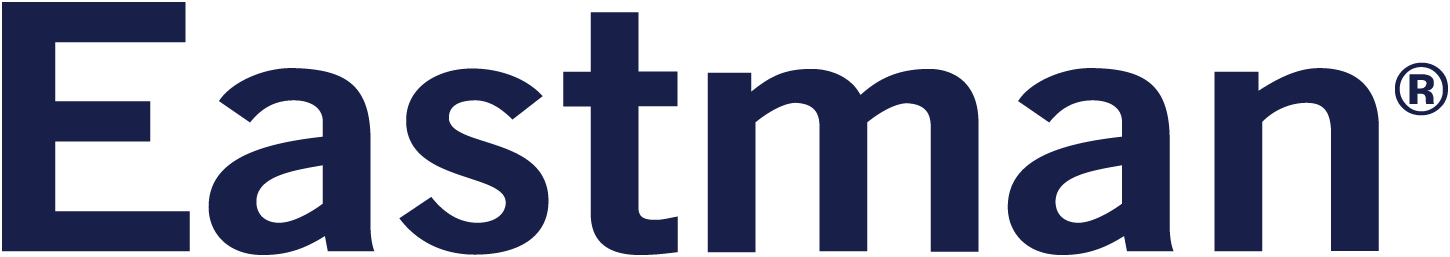 The image shows the Eastman logo in large, dark blue text on a white background.