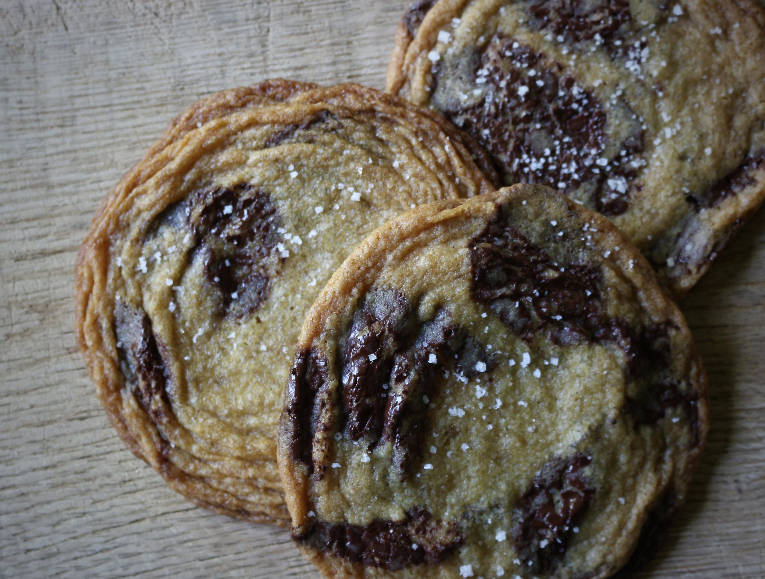 Plumpy Bakery Dark Chocolate and Sea Salt Cookies