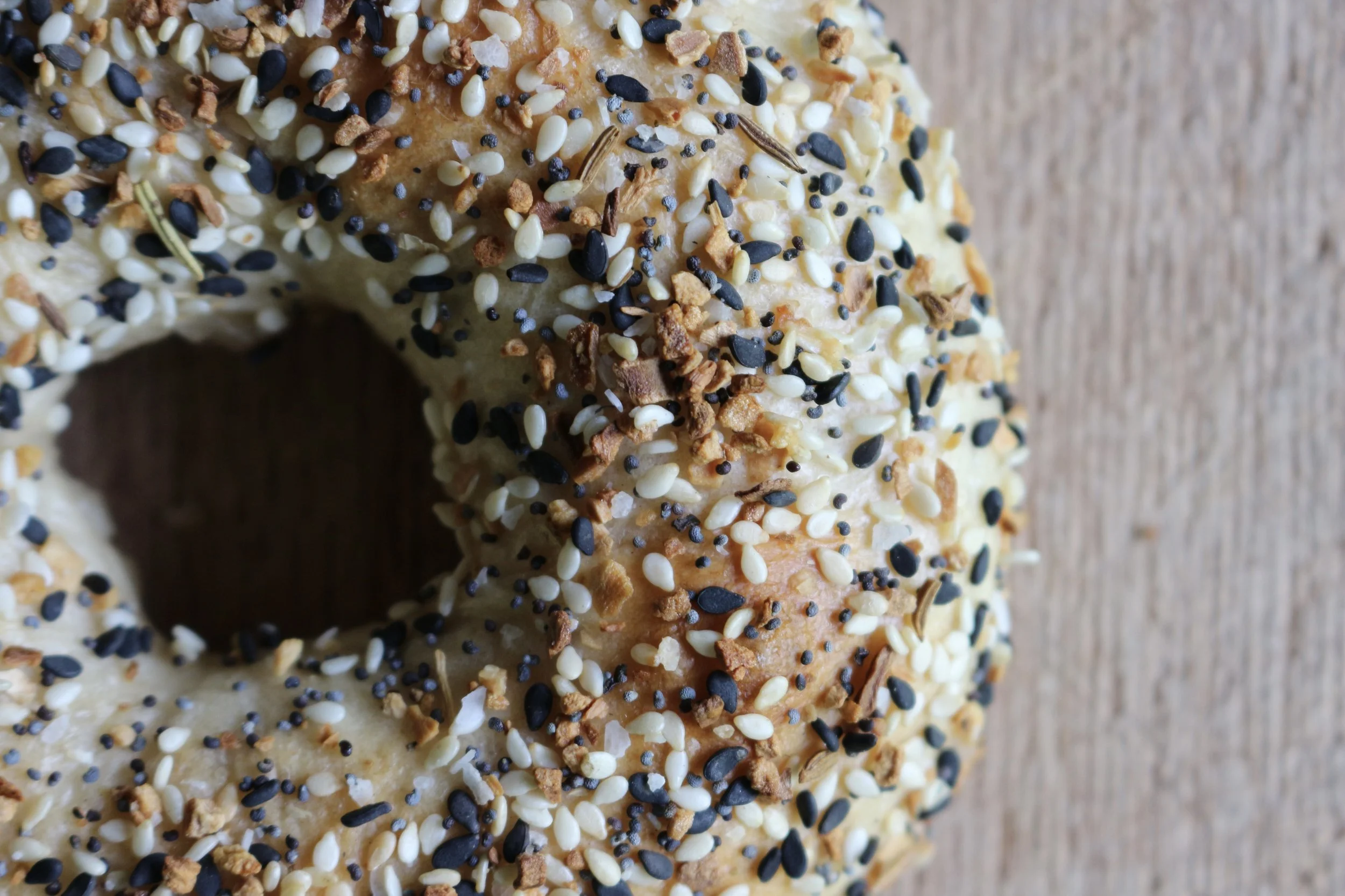Wonky Sourdough Everything Bagel