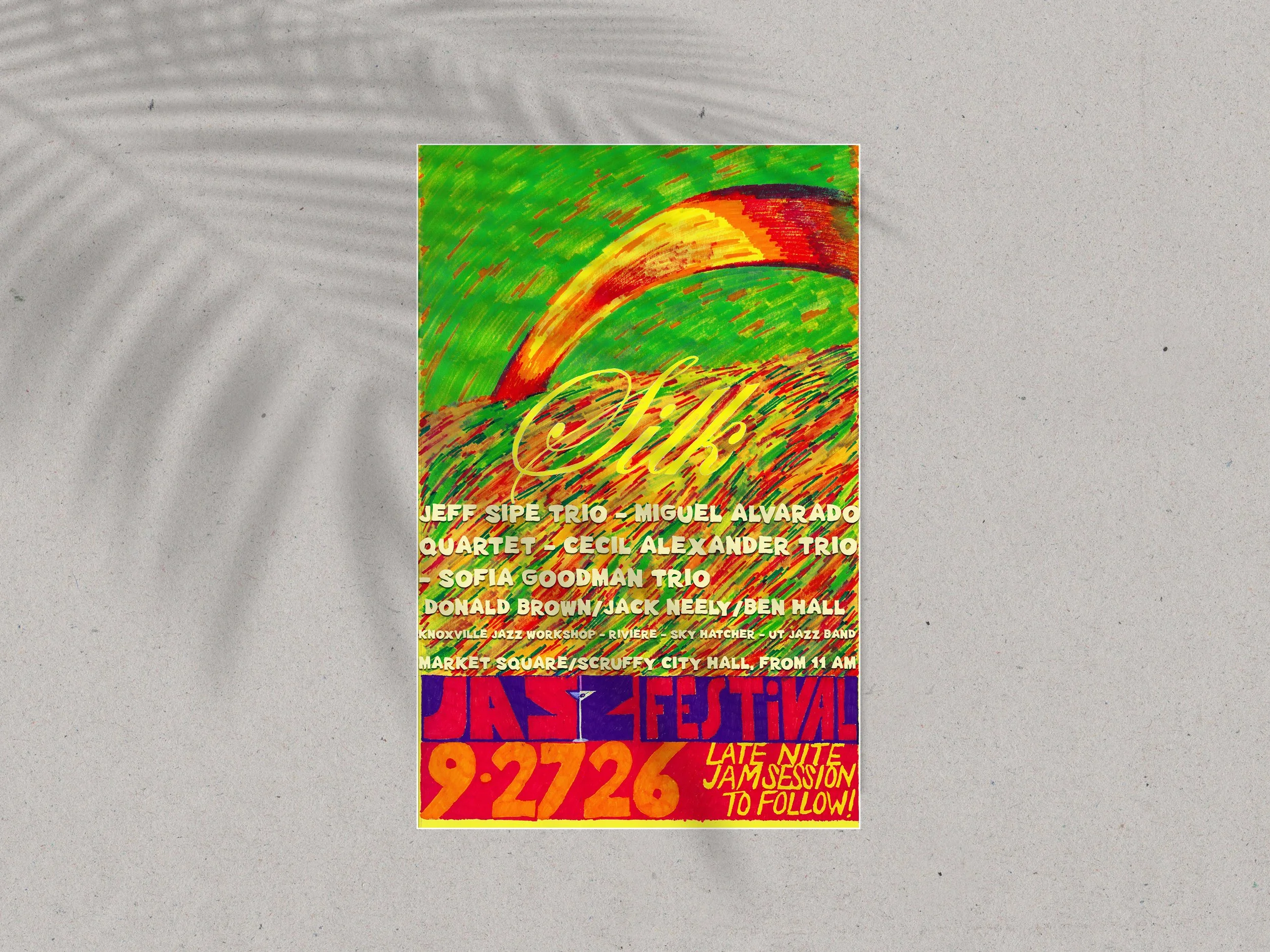 Silk Jazz Festival Flyer #3
