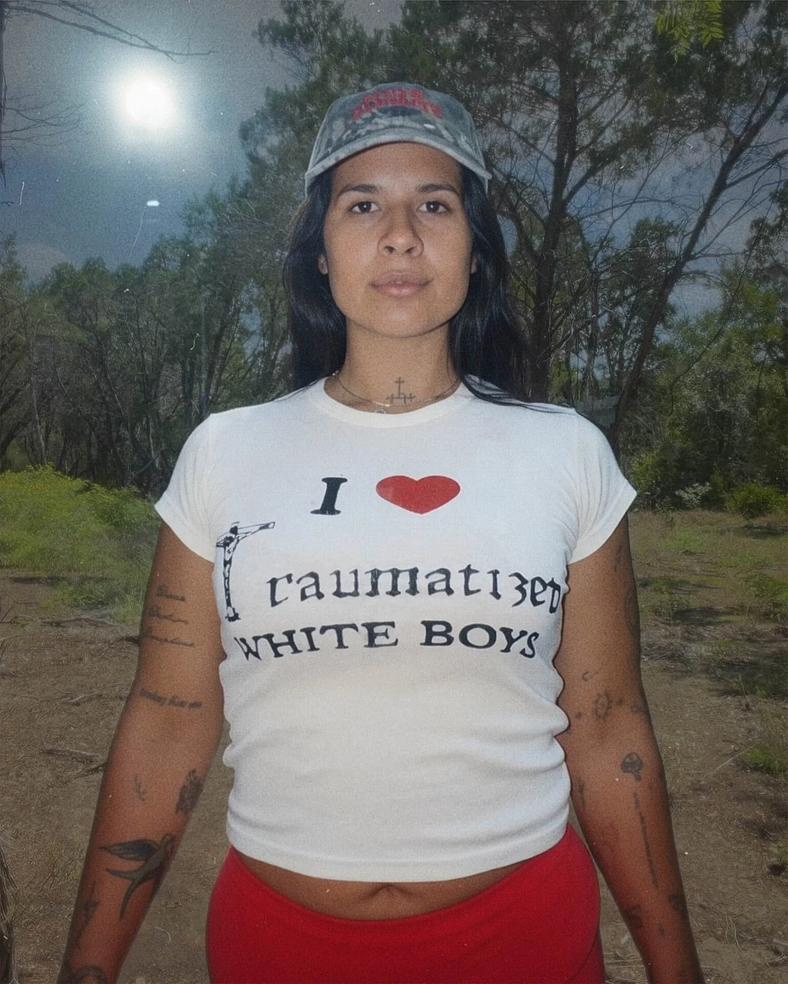 I Love Traumatized White Boys T-Shirt Jesus Funny Baby Tee