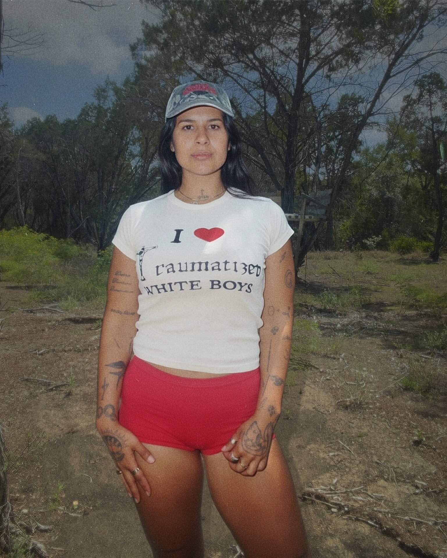 I Love Traumatized White Boys T-Shirt Jesus Funny Baby Tee