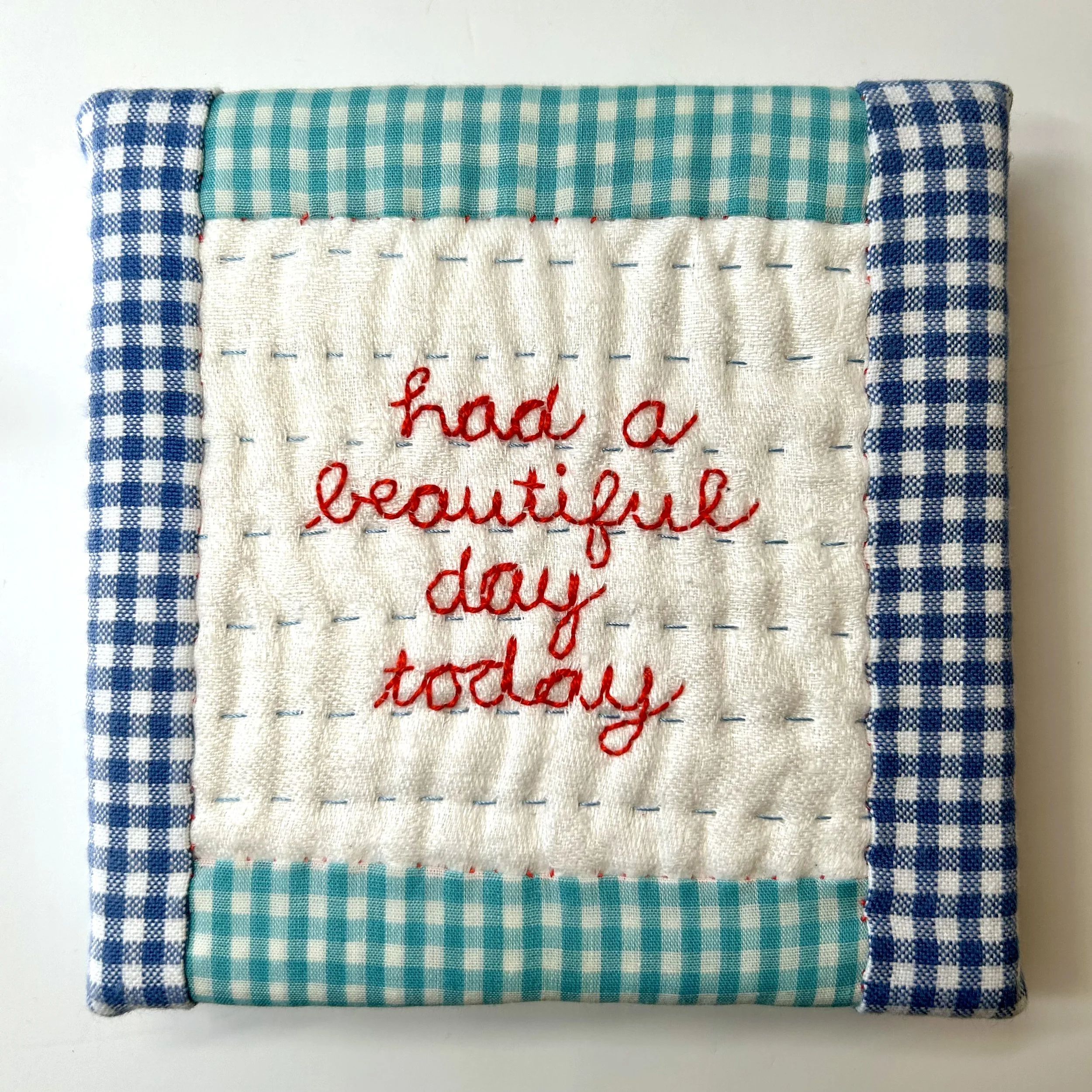 Snippet #7: October 11, 1990 [a day off in NOLA] Framed Quilt