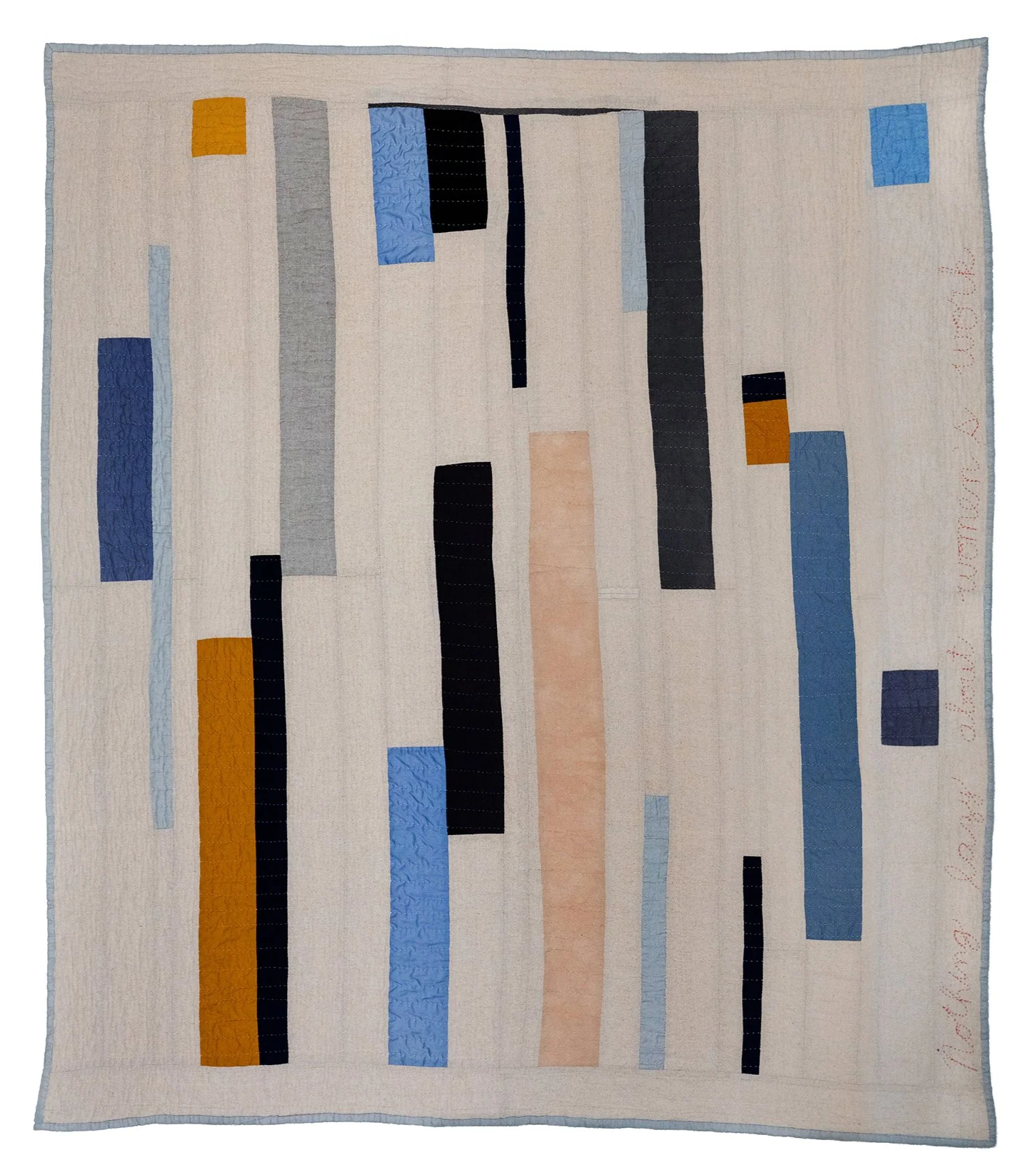 Lazy Gal quilted art by CJ Juska FRONT