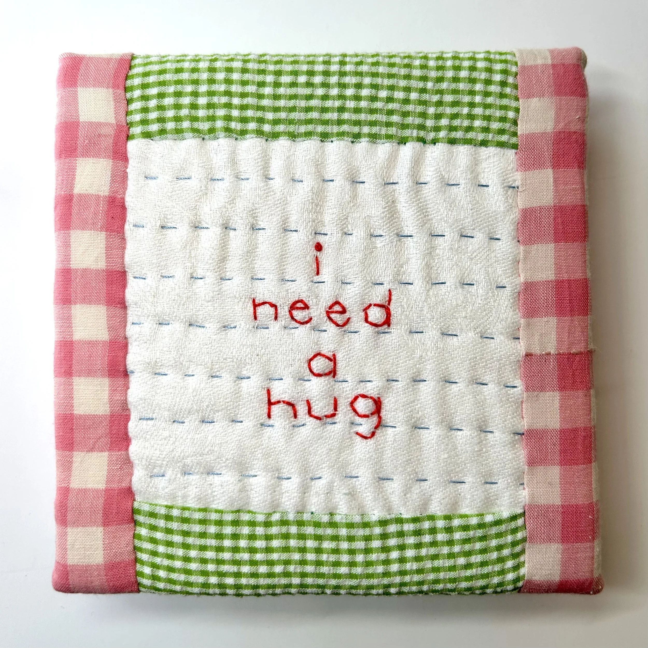 "Snippet #1: December 26, 1983 [first journal entry]" Framed Quilt