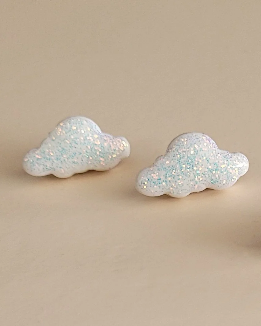 Pixie Dust Cloud Stud Earrings