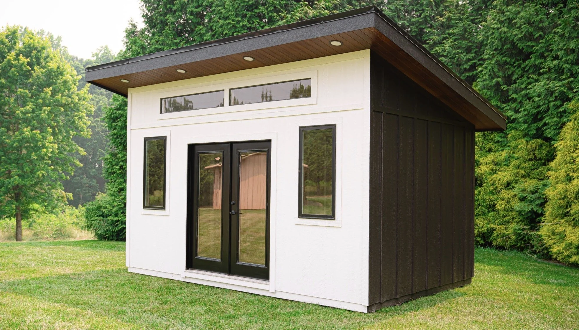 Designed with comfort and functionality in mind, the Studio building style is perfect for hobby rooms, home offices, guest spaces, and personalized backyard retreats.