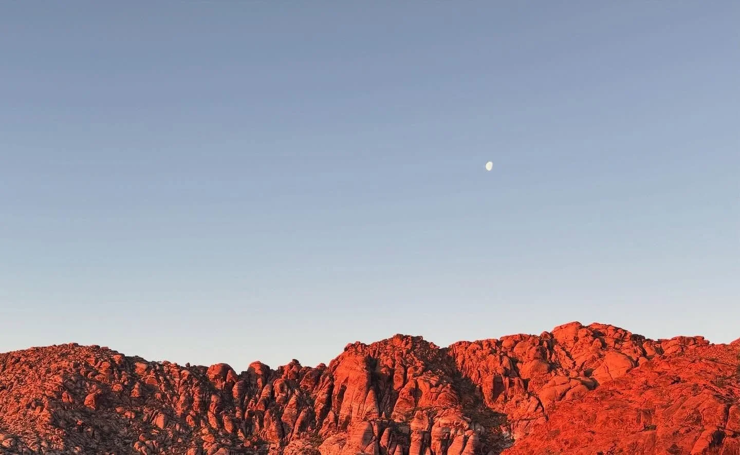 Red Rocks from Kraft Mountain Las Vegas