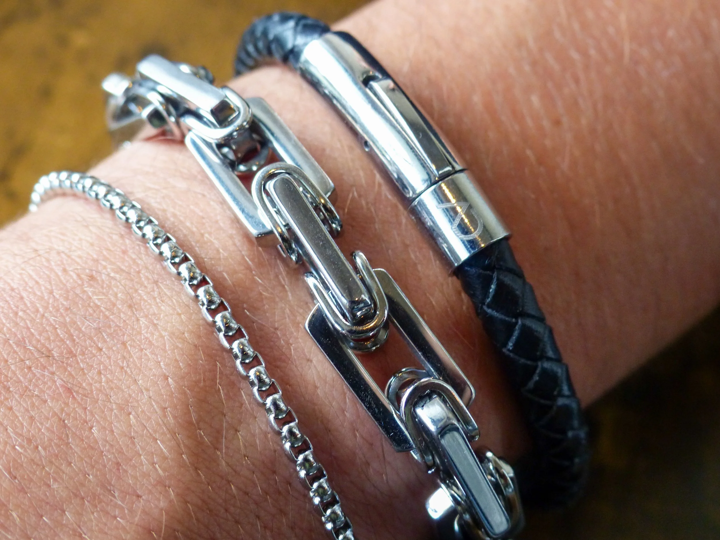 Trio Bracelet Stack: Damion