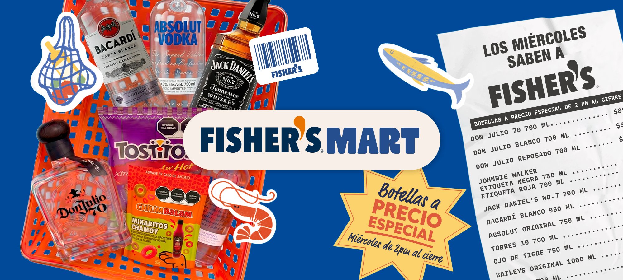 Fisher's Mart | Campaña