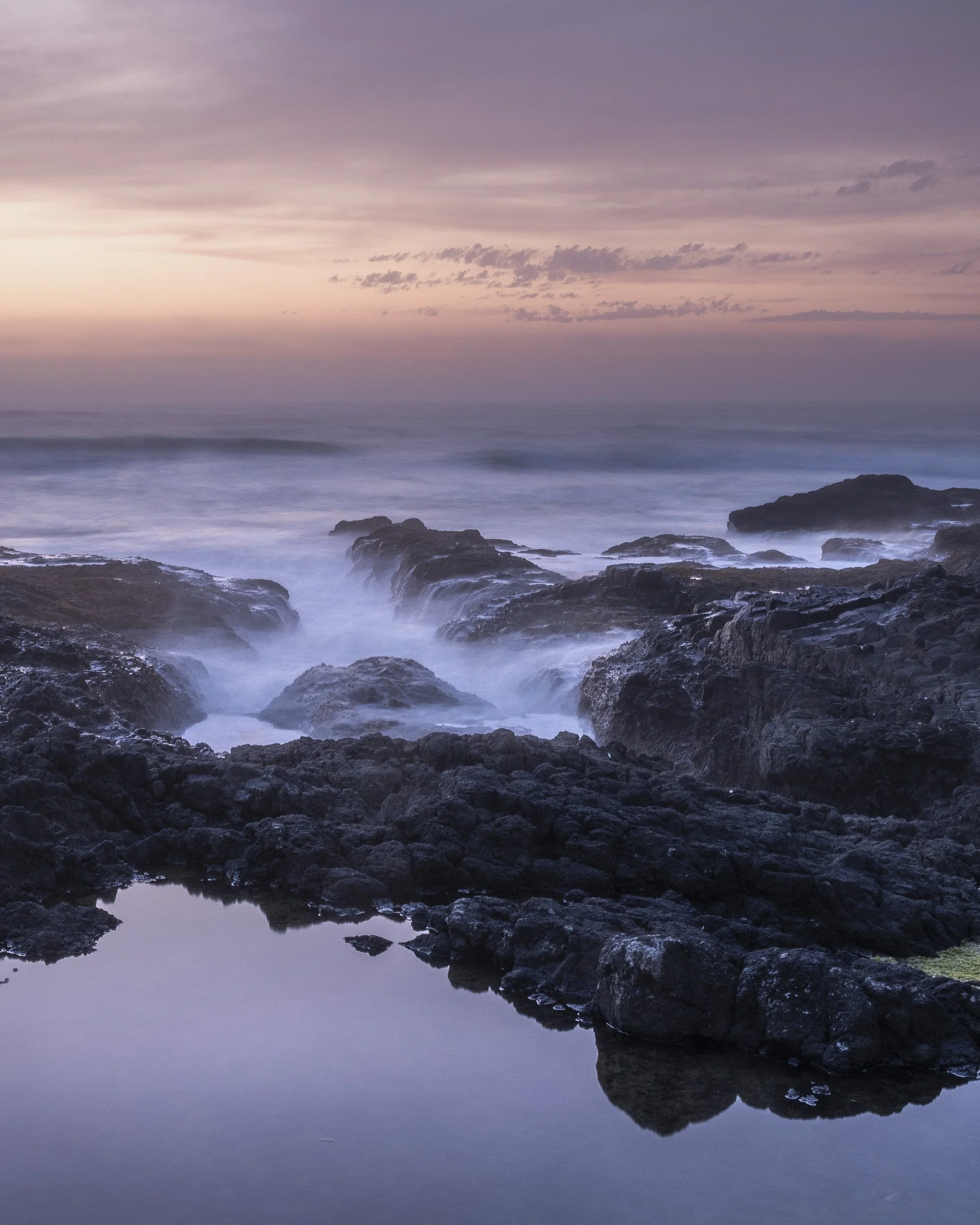 Blue Hour Tide Pool, Cape Perpetua
