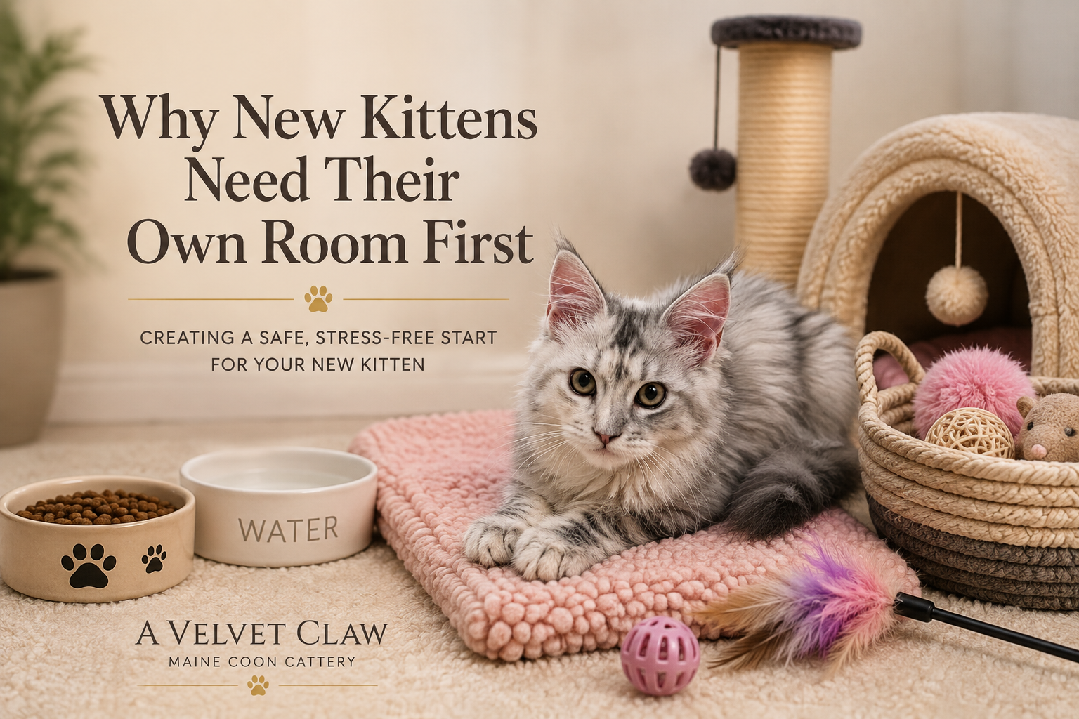 Why New Kittens Need Their Own Room First: Creating a Safe Start at Home