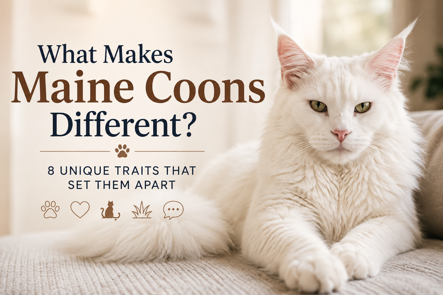 What Makes Maine Coons Different? 8 Unique Traits That Set Them Apart