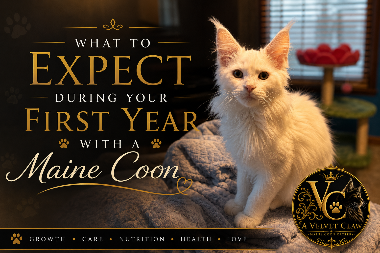 What to Expect During Your First Year With a Maine Coon