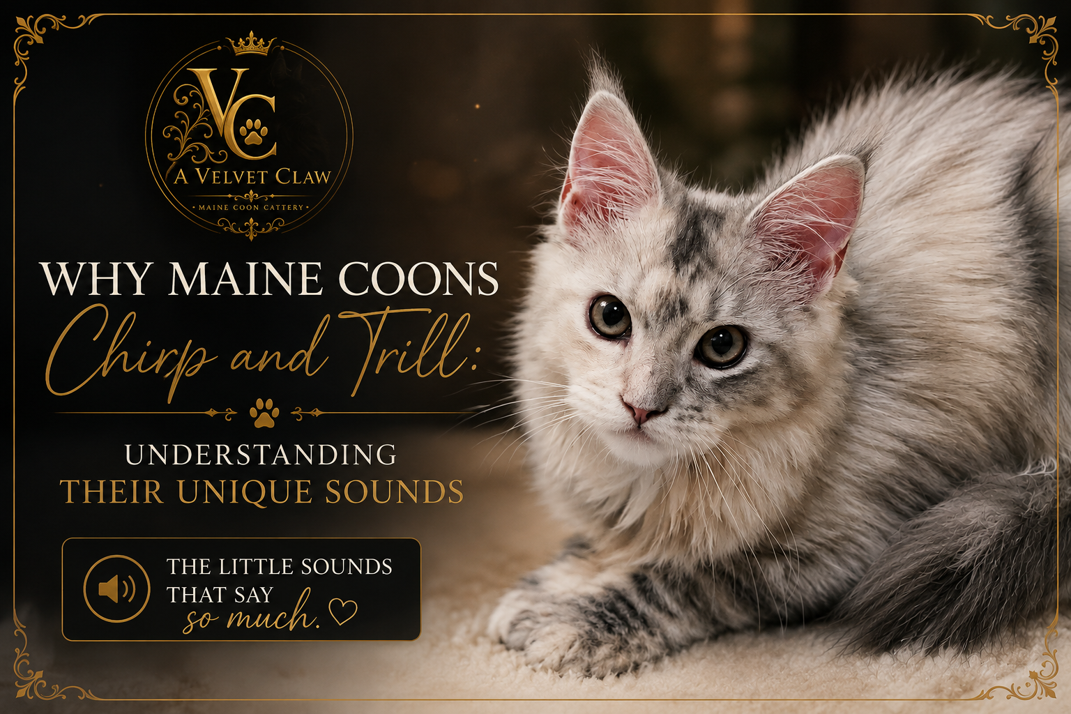 Why Maine Coons Chirp and Trill: Understanding Their Unique Sounds