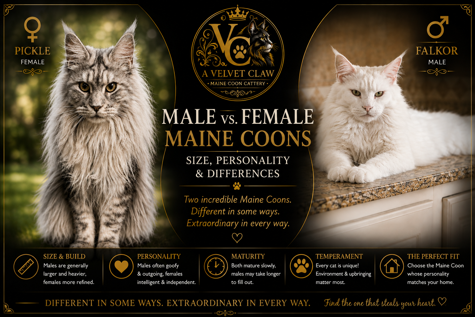 Male vs. Female Maine Coons: Size, Personality &amp; Differences