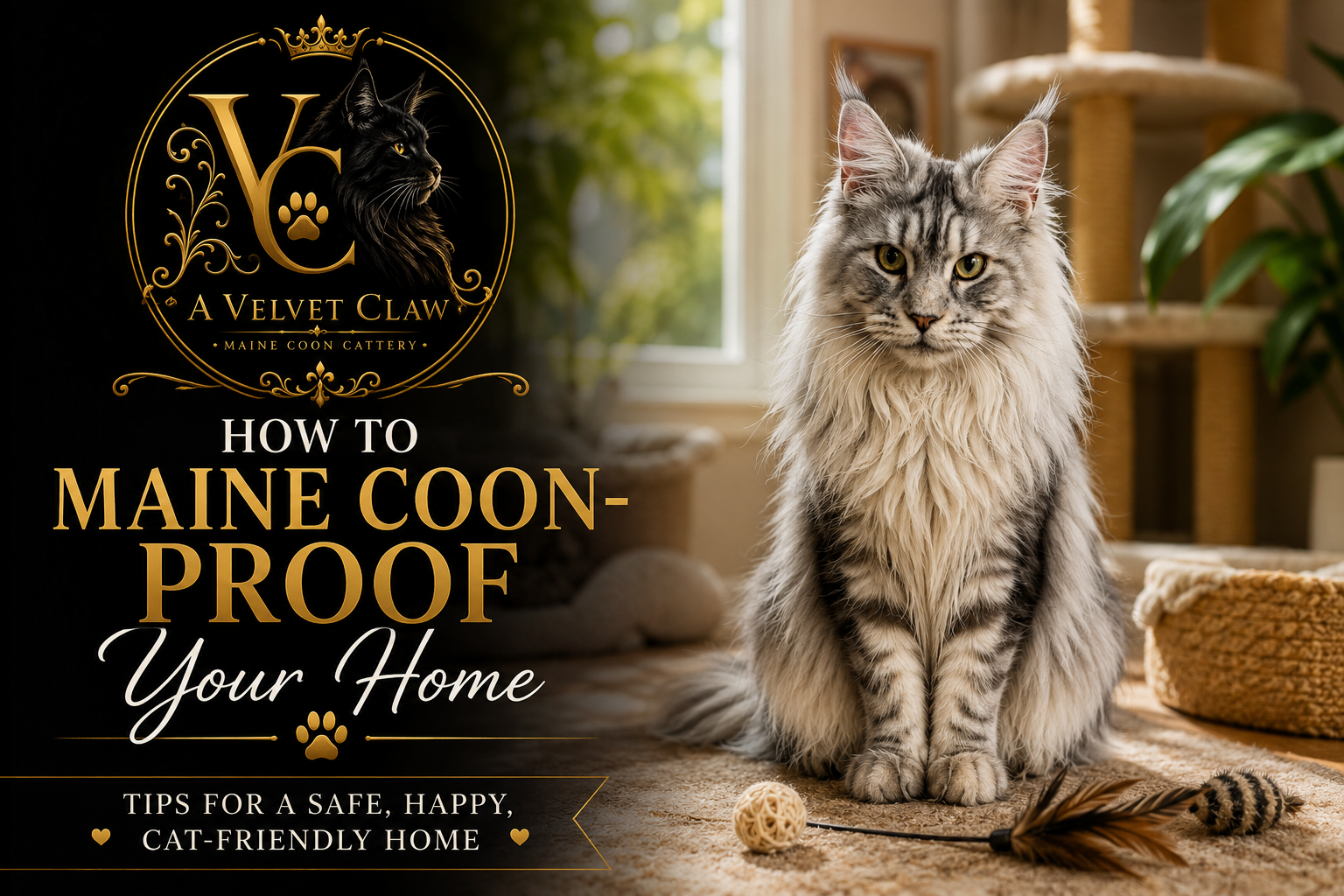 How to Maine Coon-Proof Your Home: A Room-by-Room Safety Guide