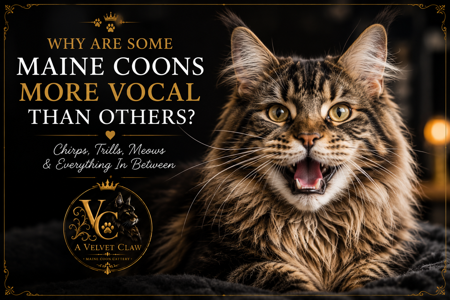 Why Are Some Maine Coons More Vocal Than Others? 🐾🎶