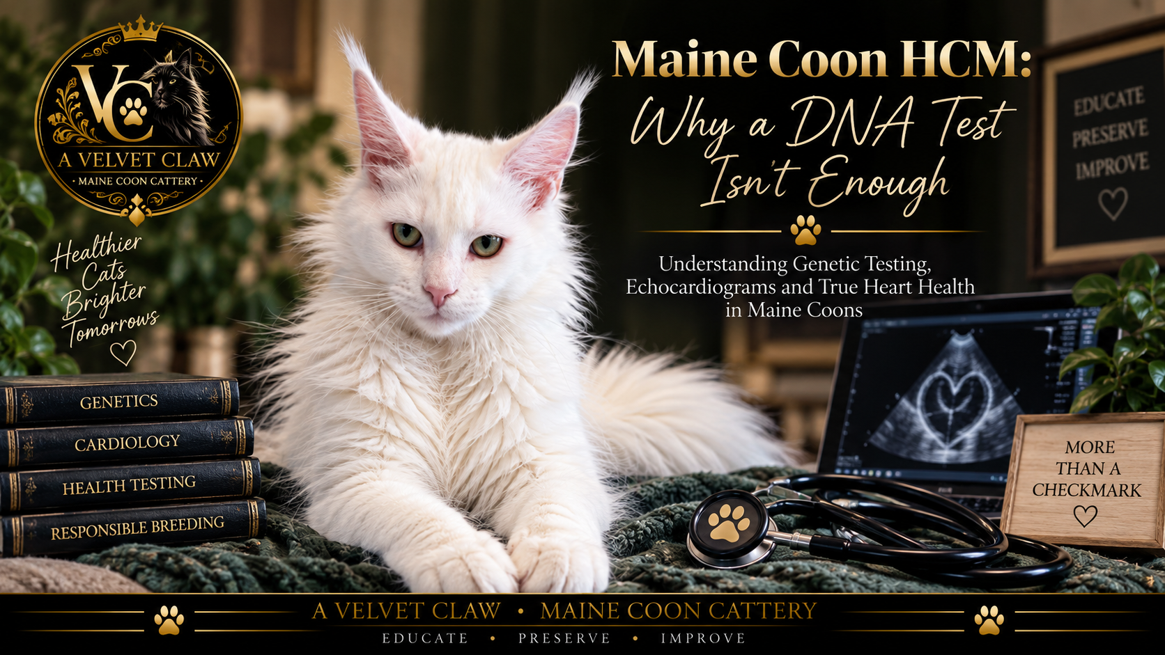 ❤️ HCM in Maine Coons: Why a DNA Test Isn’t Enough
