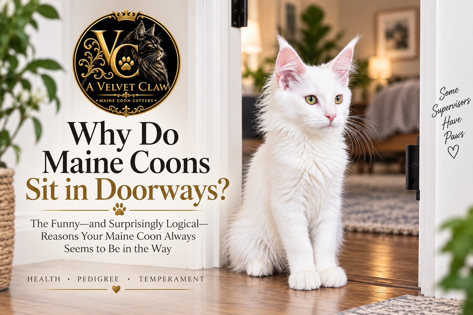 🐾 Why Do Maine Coons Sit in Doorways?