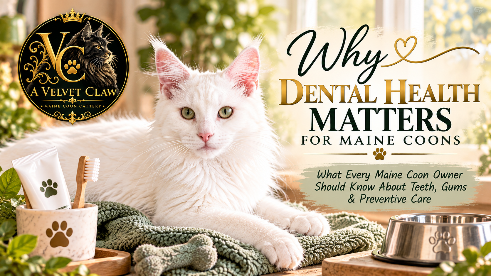 🦷 Why Dental Health Matters for Maine Coons