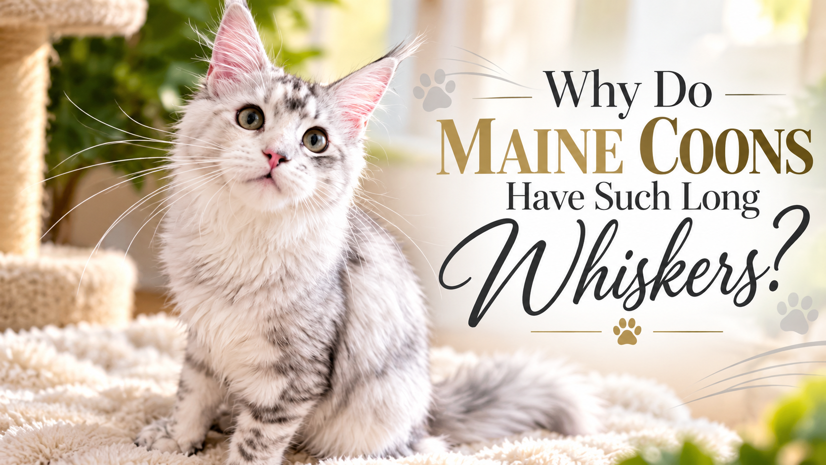🐾 Why Do Maine Coons Have Such Long Whiskers?