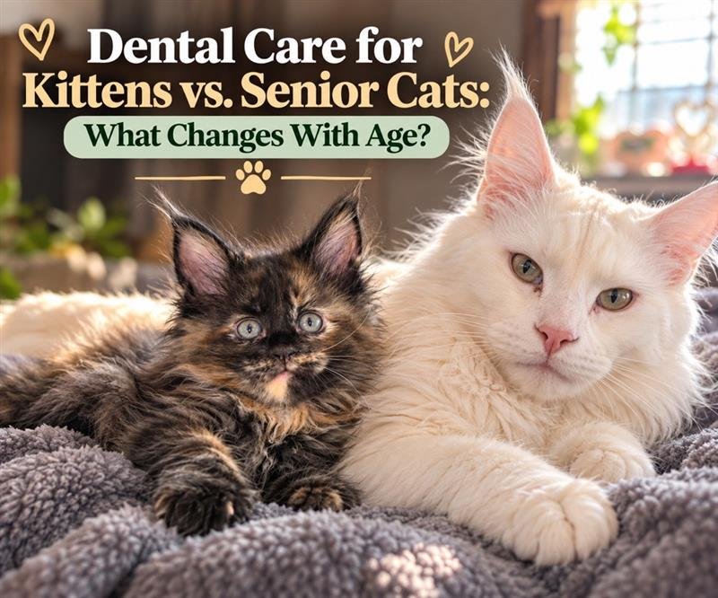 Dental Care for Kittens vs. Senior Cats: What Changes With Age?