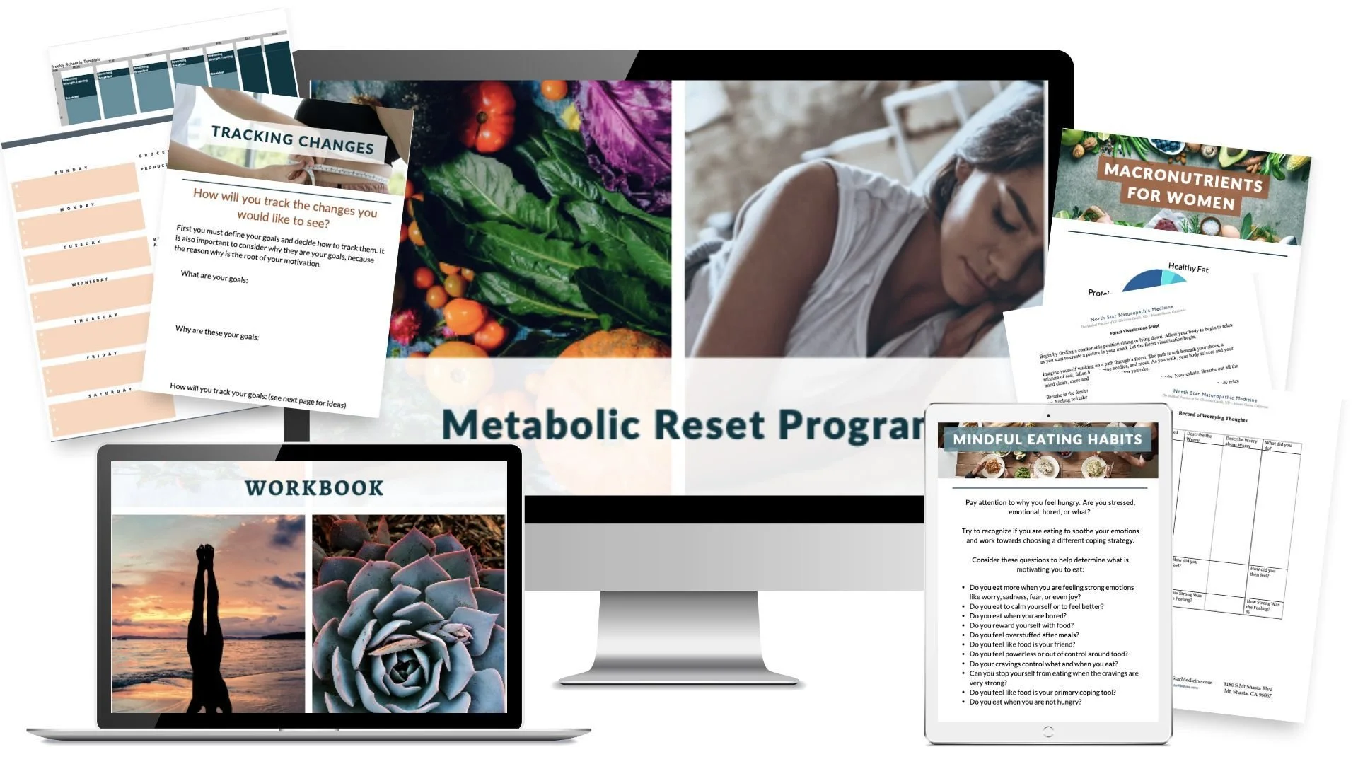 Online course for people who are looking to become healthier and loose weight.