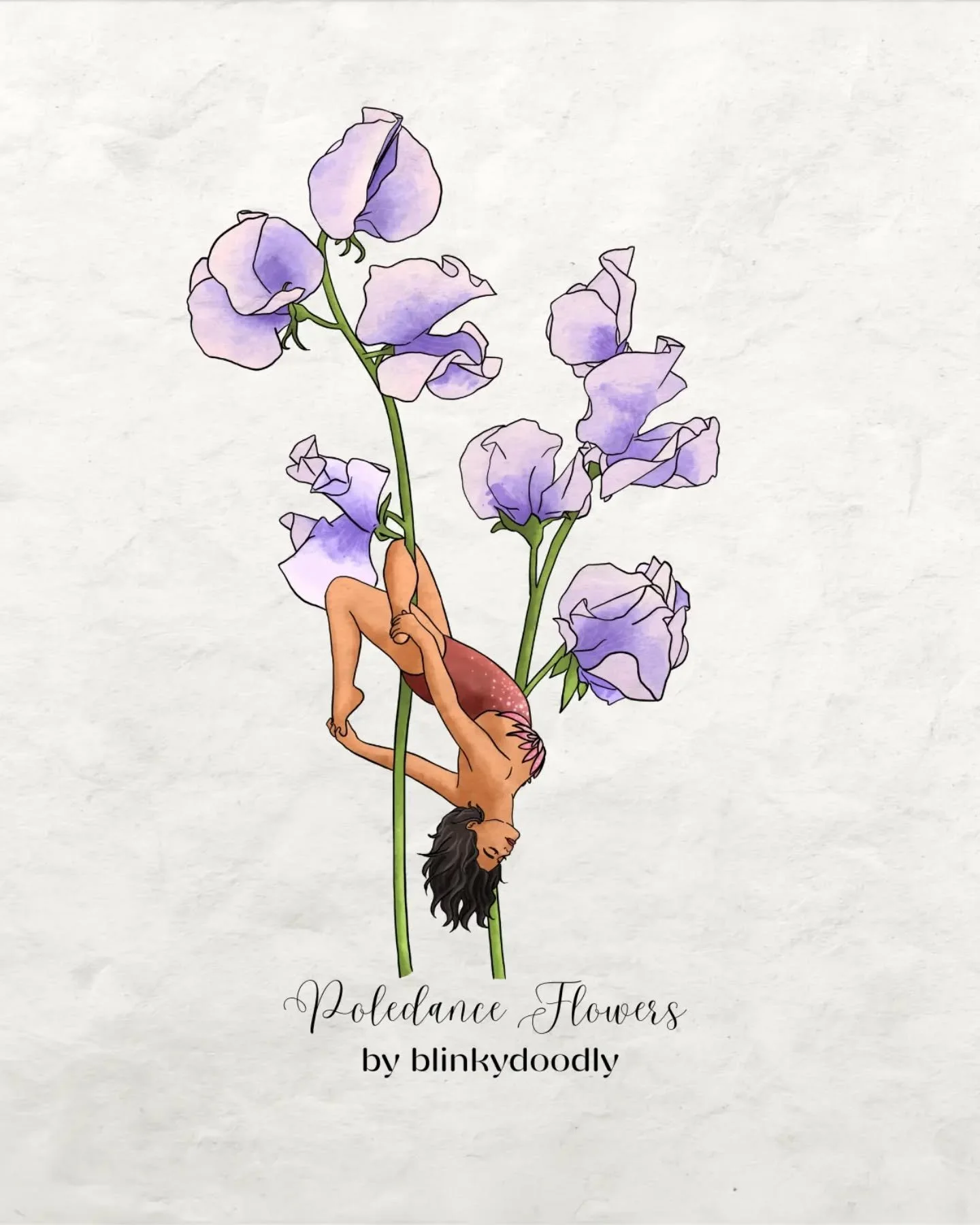 Thanks to @bebernana for being the inspiration!

The sweet pea, the flower of April, originally came from the Mediterranean. Sweet pea has many meanings including loyalty, friendship, gratitude, and pleasure. Its soft and delicated beauty is a remind