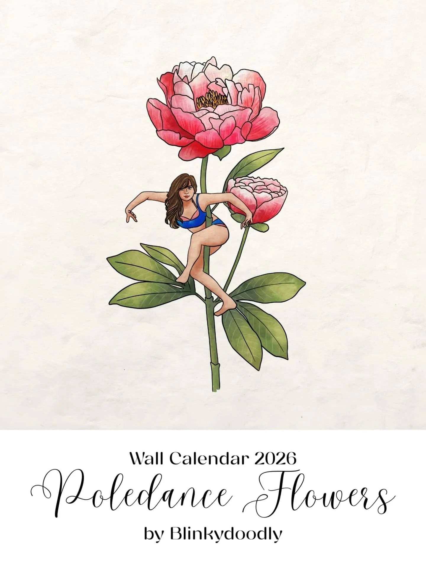 The Poledance Flower Calendar for 2026 is finally available on my shop!! 🥰☺️ (and stickers too 🌻🌹)
13 pages, each with a unique illustration, all printed in Germany (climate neutral)
I really need to thank all the people who submitted their photos