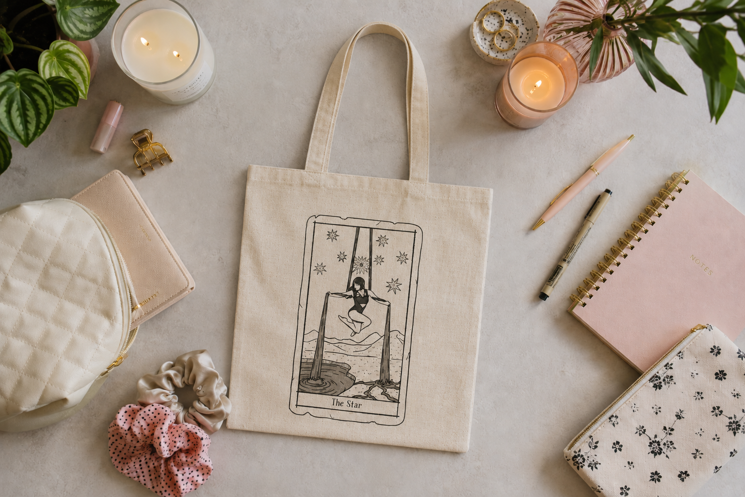 The Star Cotton Canvas Tote Bag