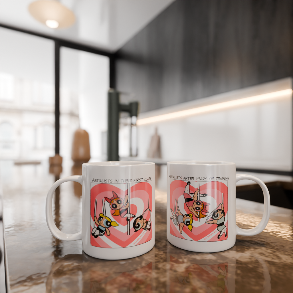 Powerpuff Aerialists Ceramic Mug (11oz)