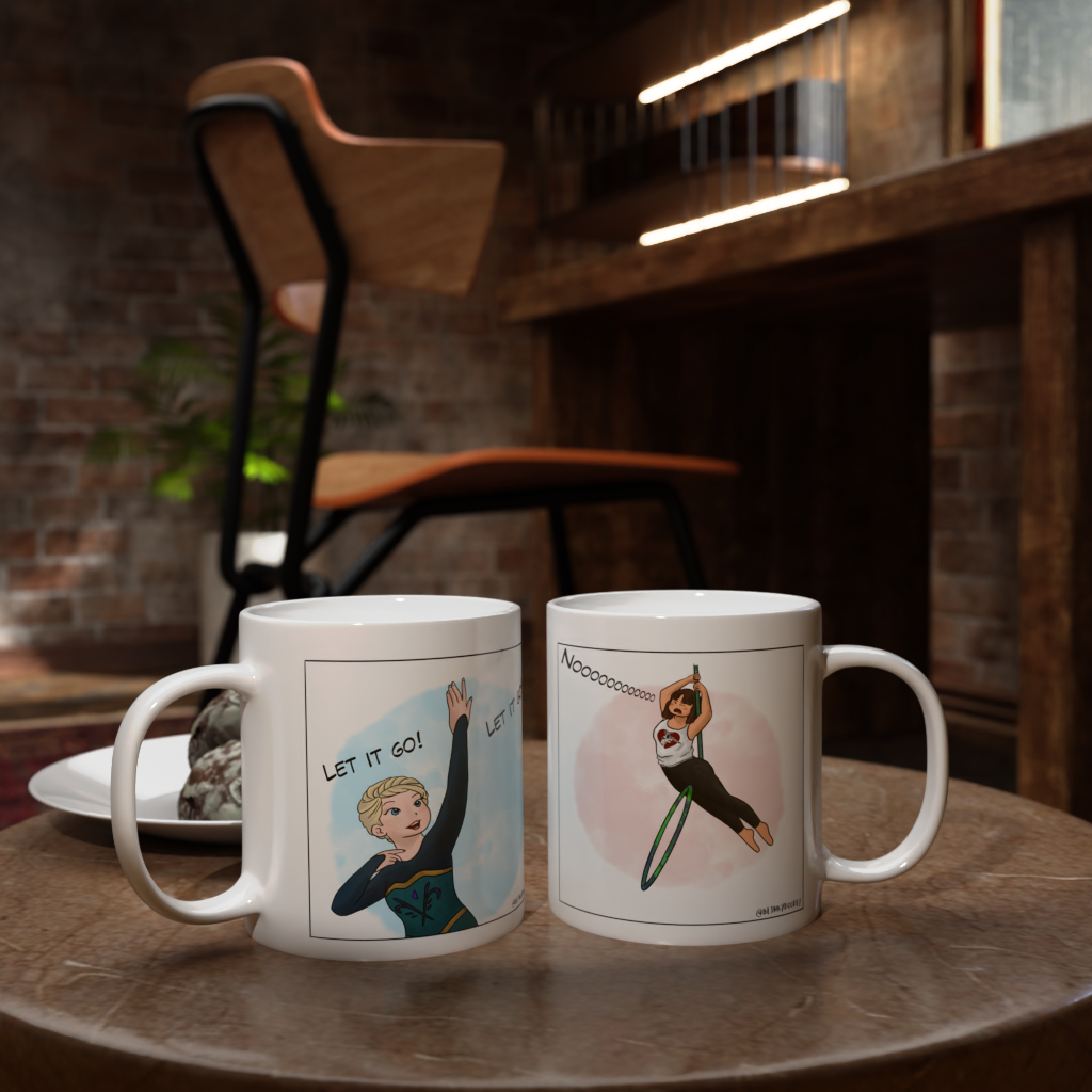 Let It Go Ceramic Mugs (11oz)