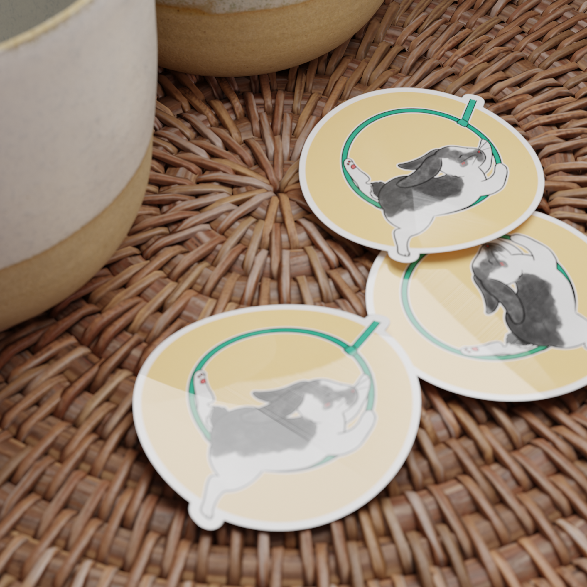 Aerial Hoop Stickers