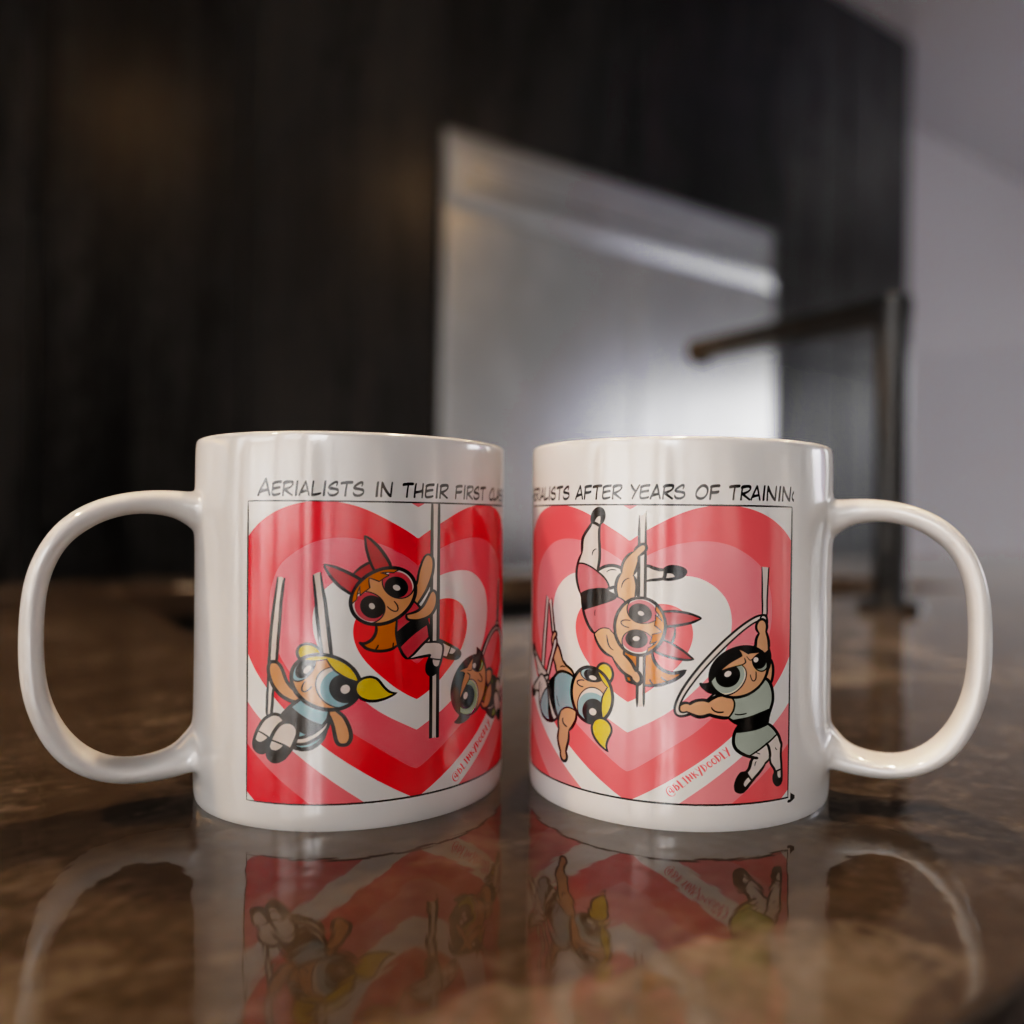 Powerpuff Aerialists Ceramic Mug (11oz)