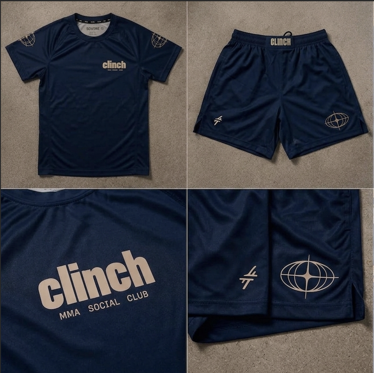 Rashguard + Fightshort homme — Stock restant