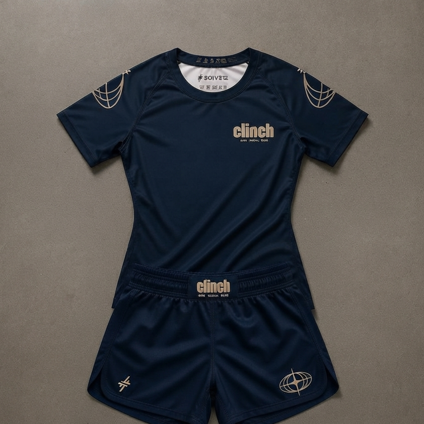 Rashguard + Fightshort femme — Stock Restant