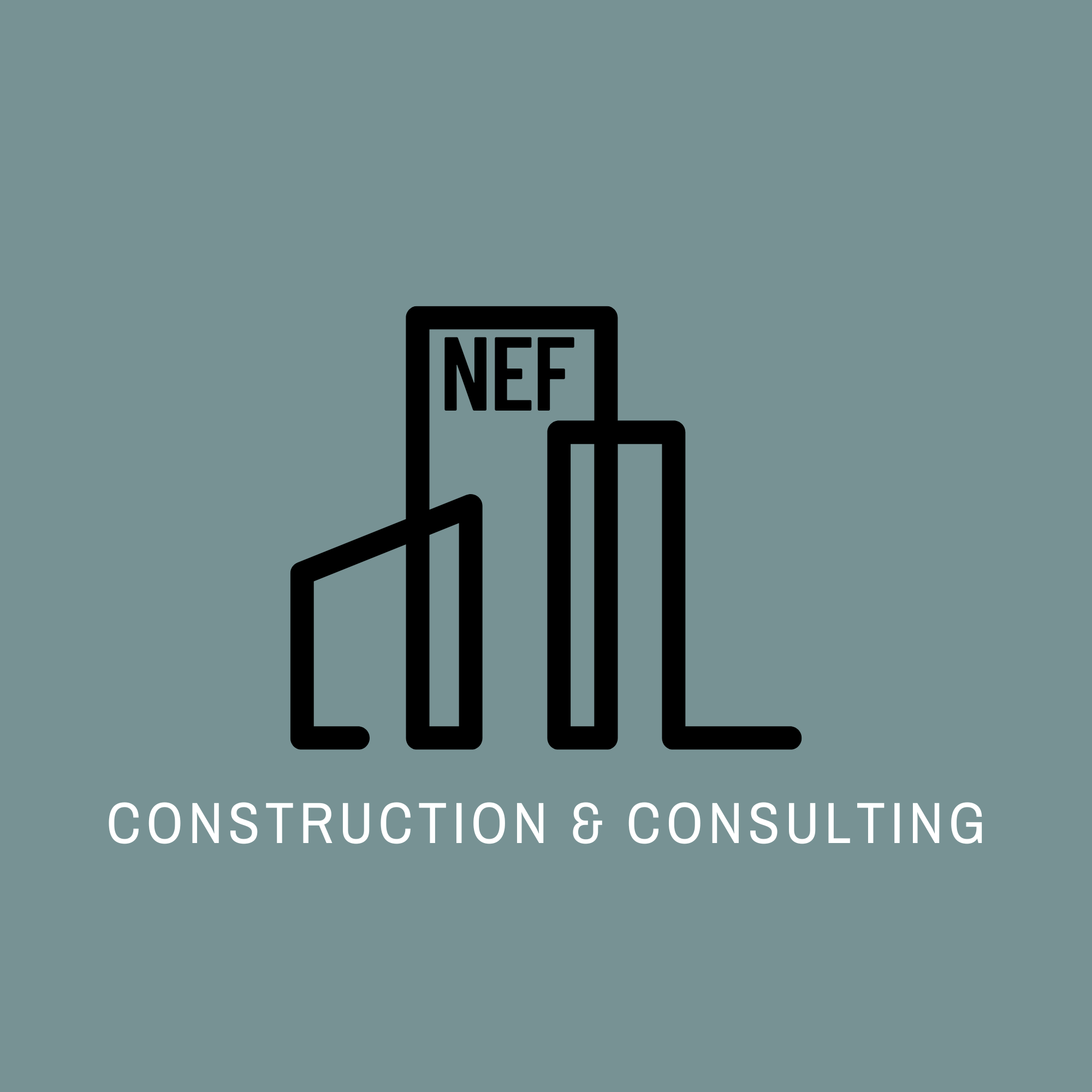 commercial buildings, office, retail with NEF written on it