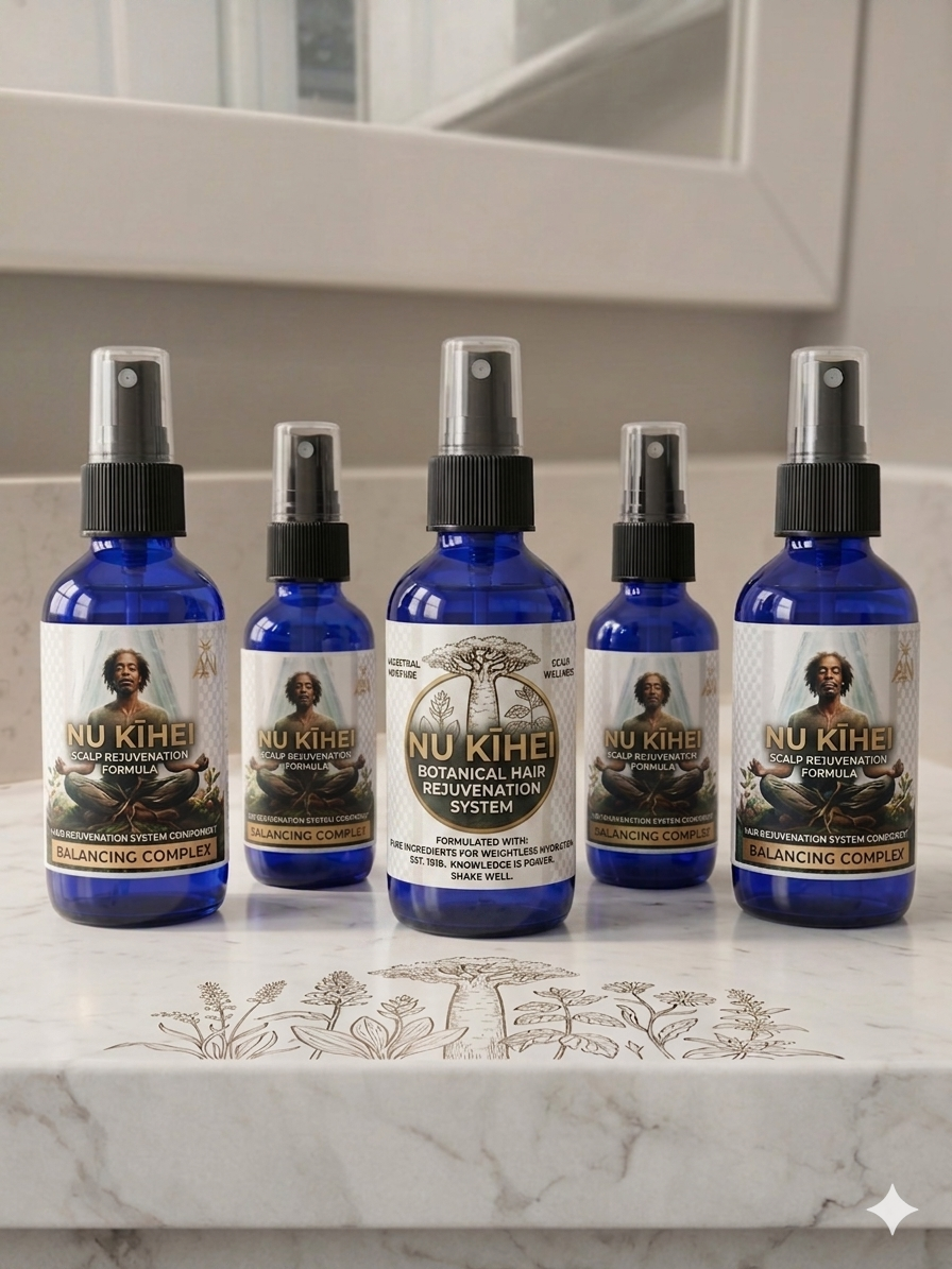 Nukihe Botanical Hair Rejuvenation System.