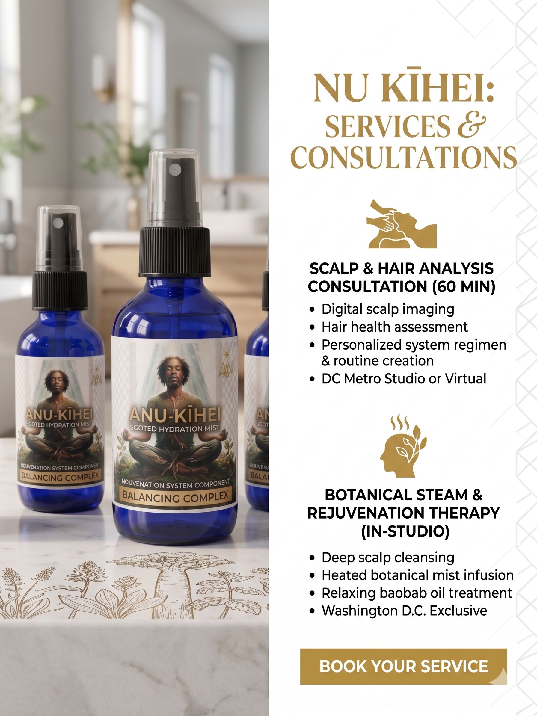 15 min/ free Nu Kihei Hair Rejuvenation Consultation