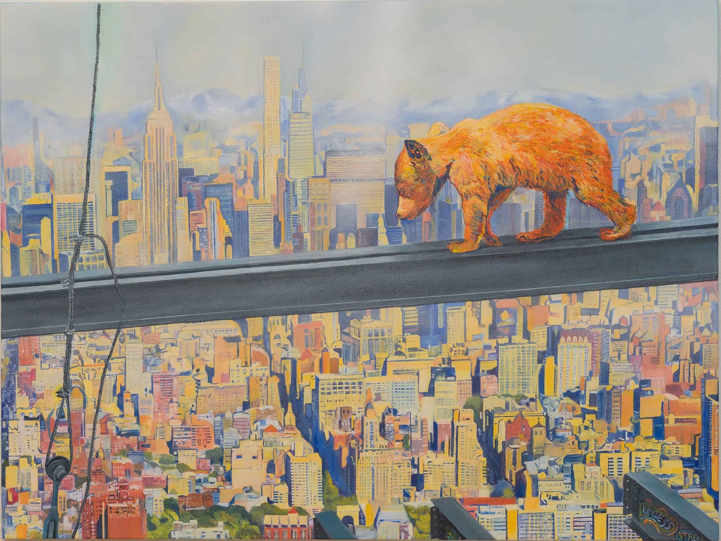 A Bear in Manhattan? Fine Art Print