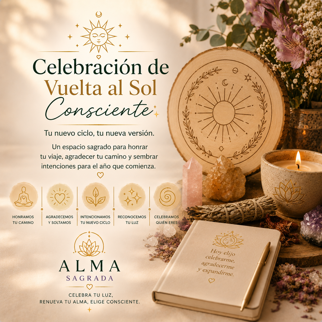 Celebración de Vuelta al Sol Consciente