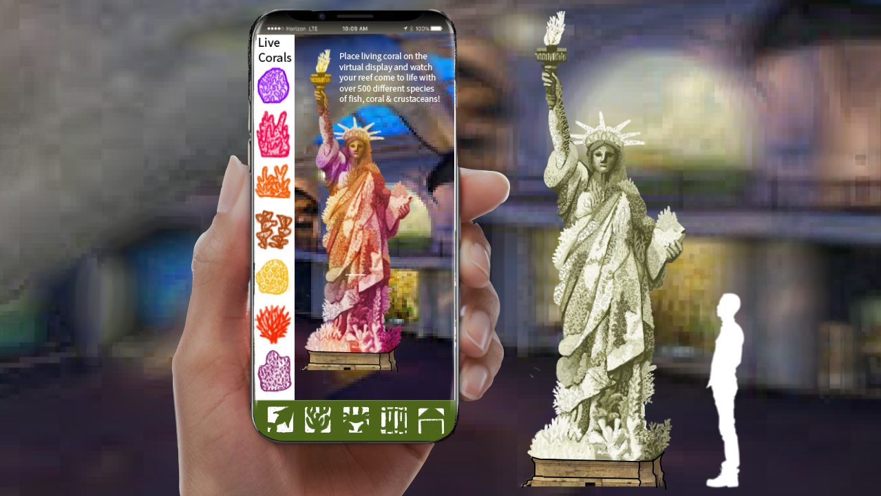 AR Art Installation AMNH Concept