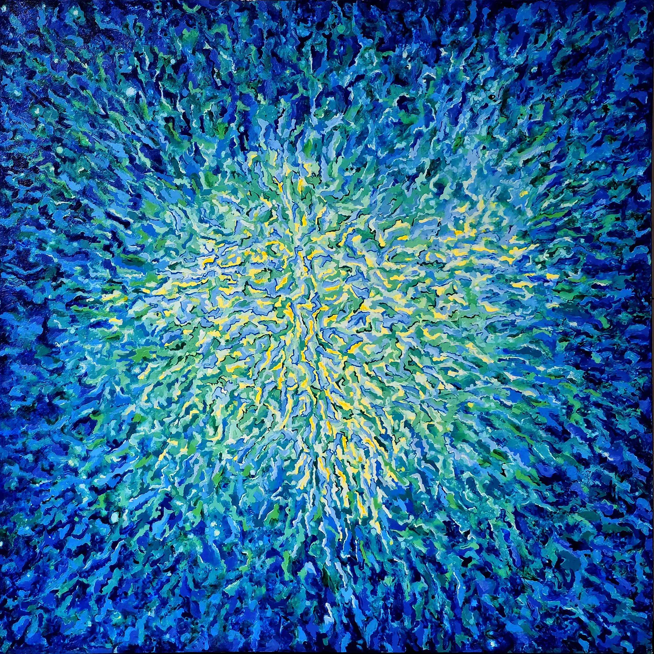 Alma   40×40 Acrylic on Canvas 2011