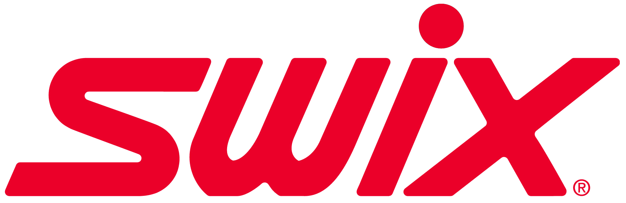 Swix logo in red text with a red dot above the letter 'i'.