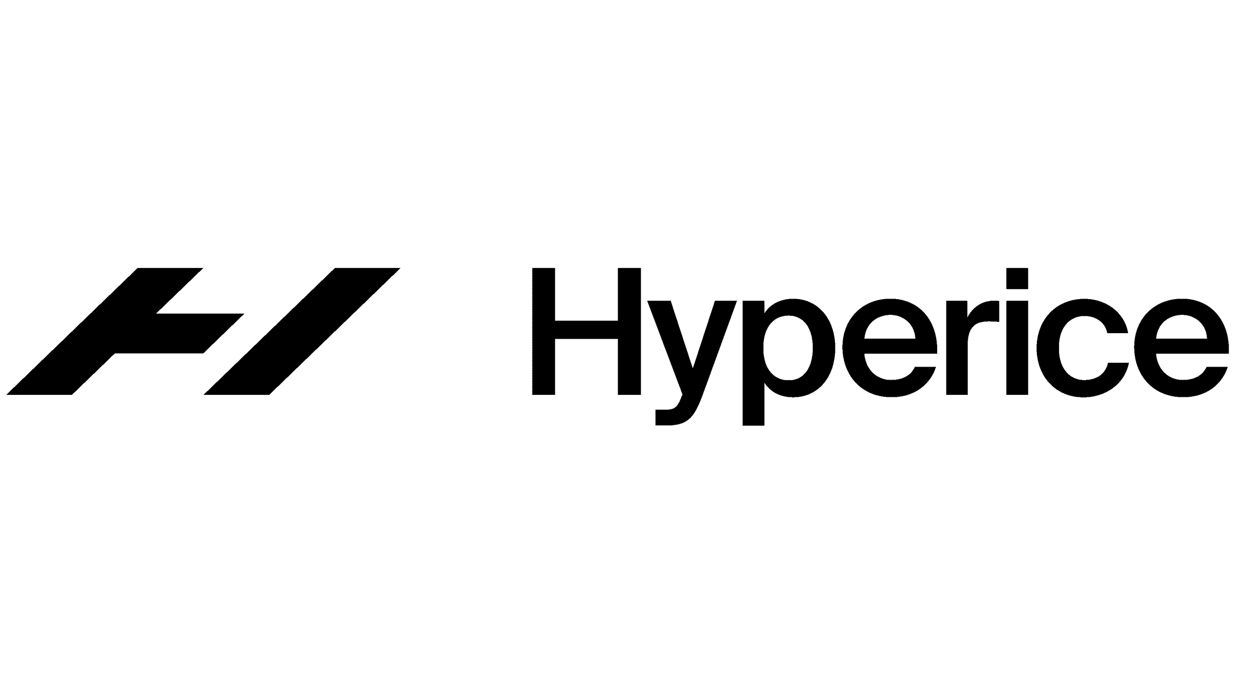 The electric car maker Hyperice logo with stylized lines and the company name in outlined text.