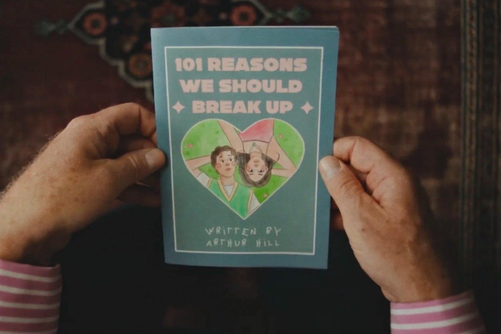 ARTHUR HILL “ REASONS WE SHOULD BREAK UP” BOOKLET. Click Image To View more 