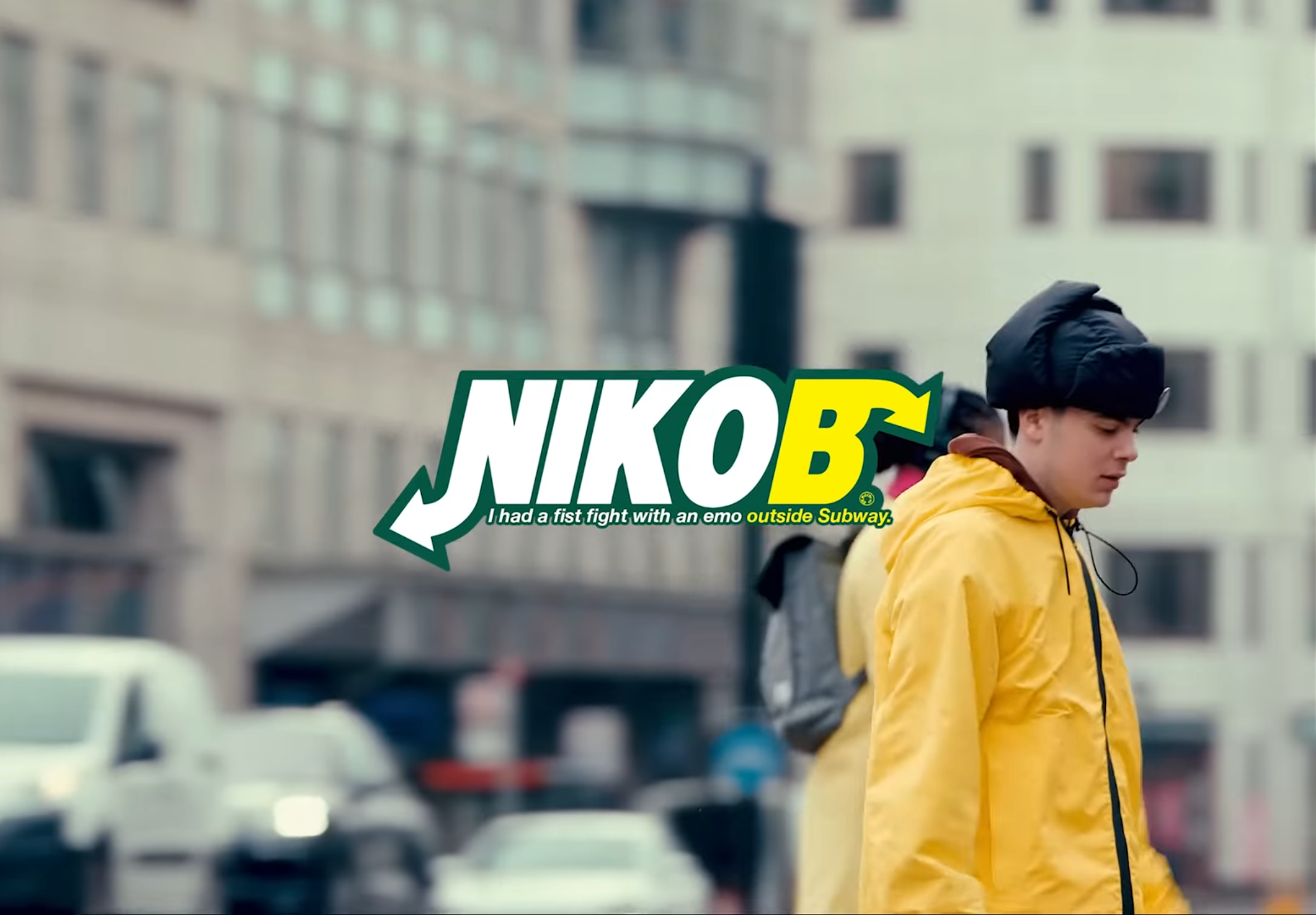 Niko B Subway Logo designed for his Music Video. 