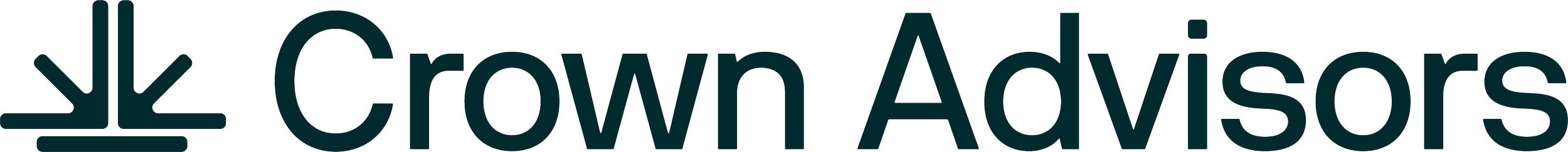 Logo of Crown Advisors with a crown icon above the text.